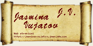 Jasmina Vujatov vizit kartica